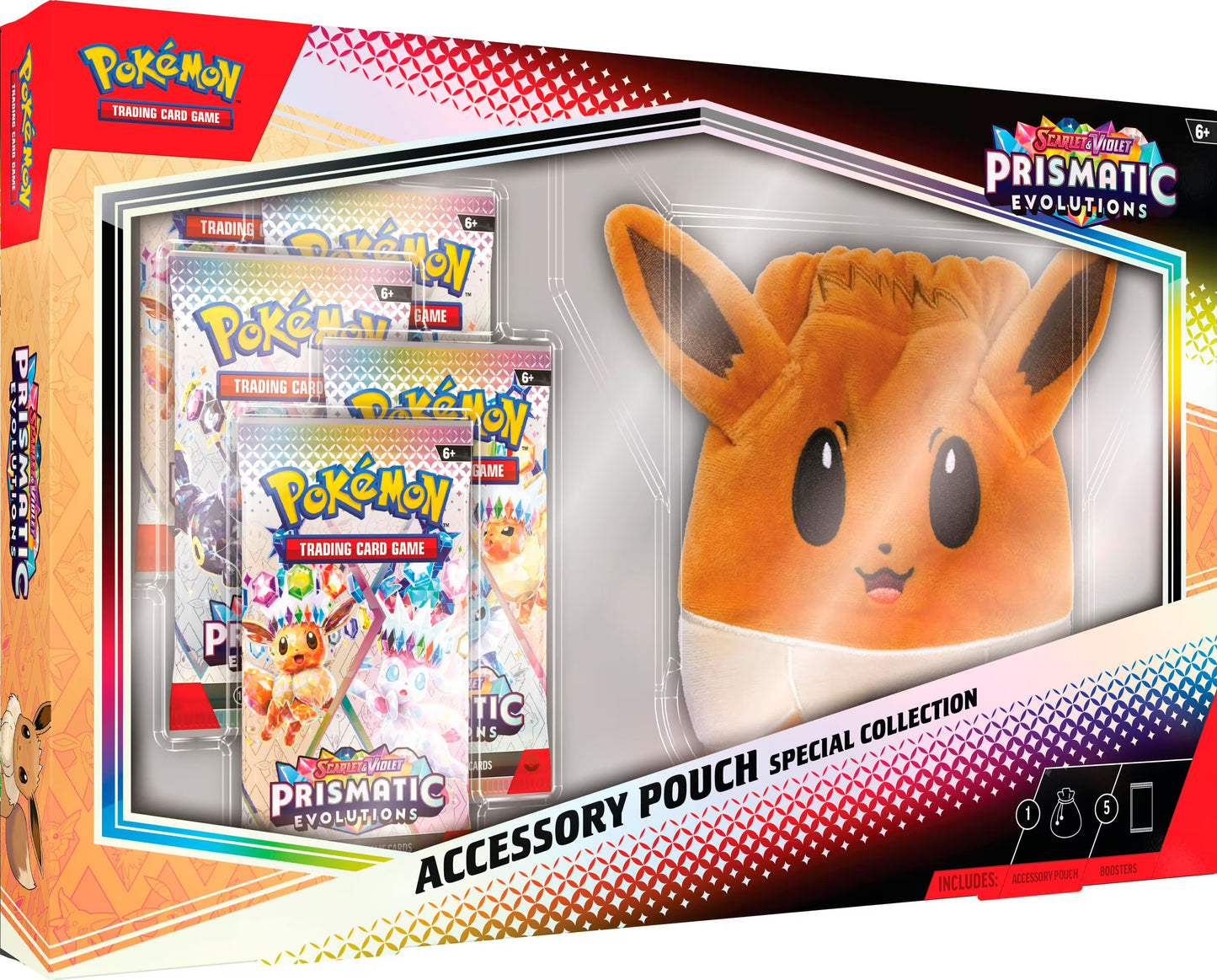 Prismatic Evolutions Eevee Pouch Box
