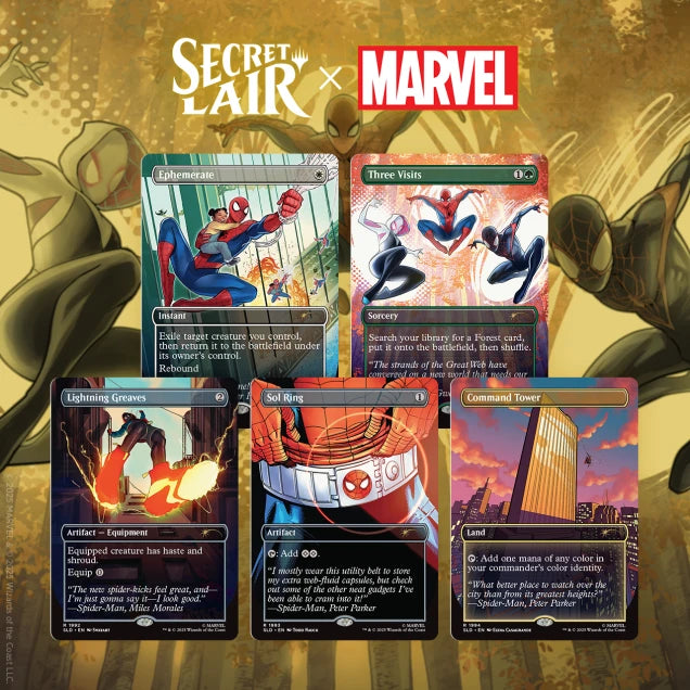 Spider-Man Secret Lair Heroic Deeds - Non Foil Edition