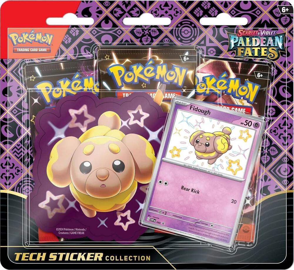 Paldean Fates Tech Sticker Collection (3 packs)