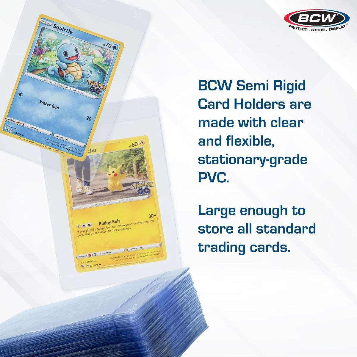 BCW Semi Rigid Card Holder #1 (pack of 50)