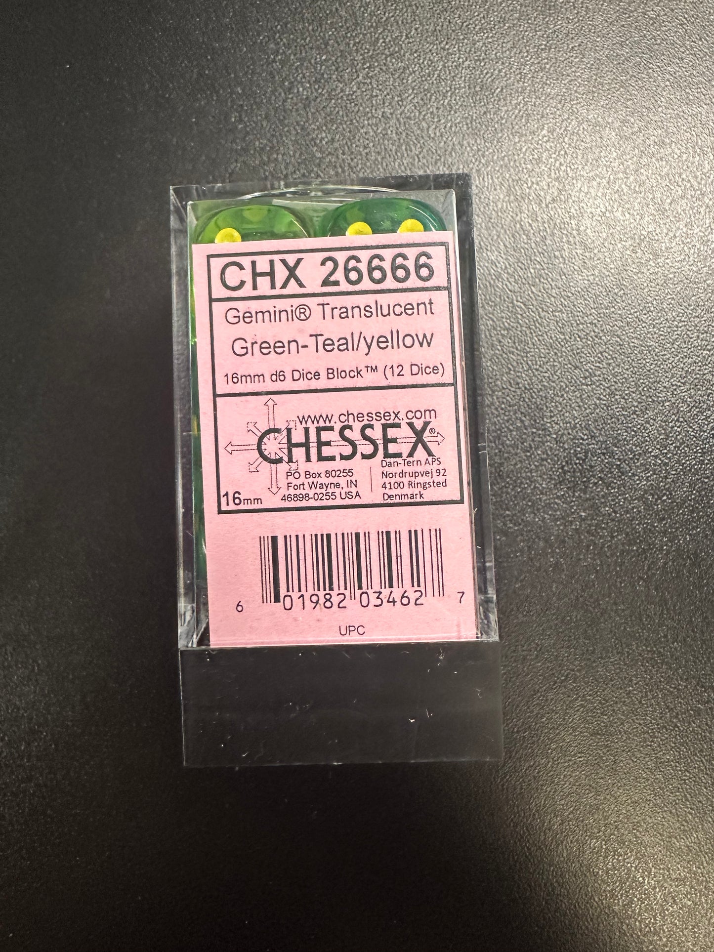 Chessex Dice - 16 mm, assorted colors