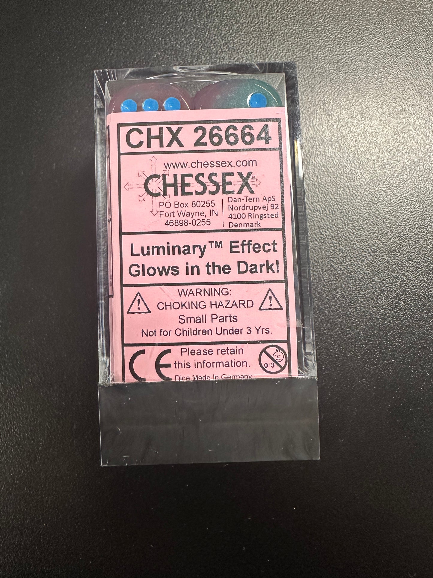 Chessex Dice - 16 mm, assorted colors