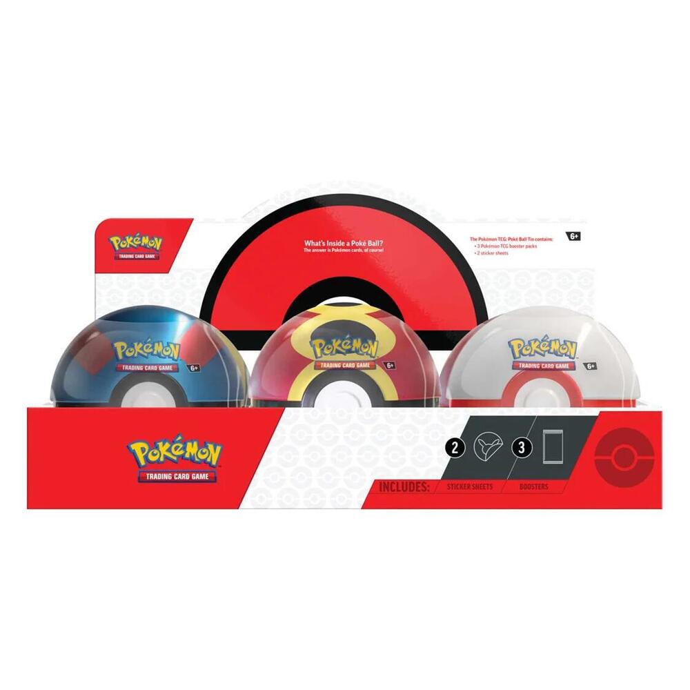 pokemon booster box 2025 Poke ball Tins (Q4 2025) – Victory Road Collections