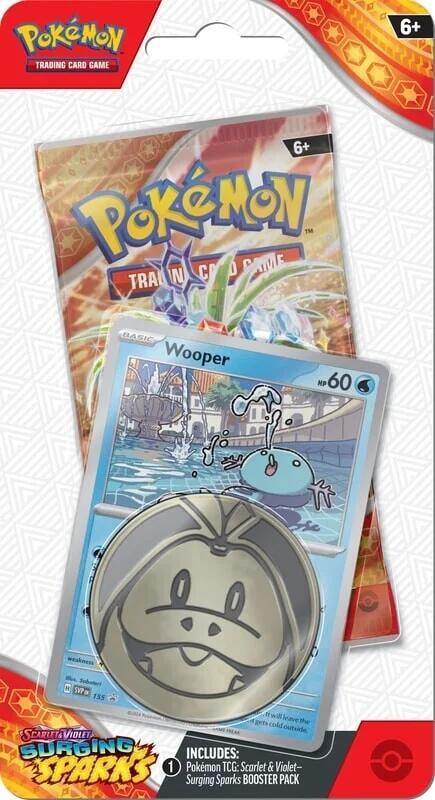 Scarlet and Violet Surging Sparks Single Pack Blister with Promo and Coin