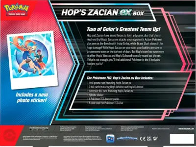 Hop's Zacian ex Box