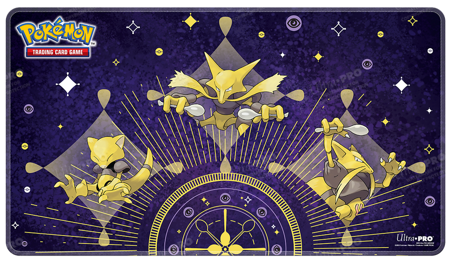 Pokemon Stitched Abra Evolutions Play Mat