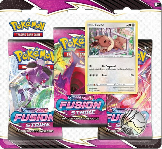 Fusion Strike 3 Pack Blister w/Promo Card