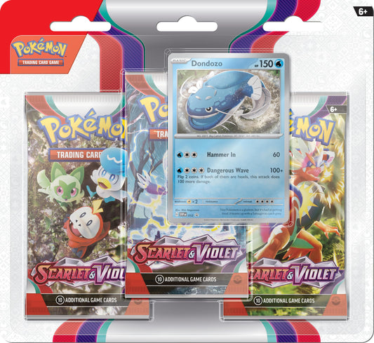 Scarlet & Violet Base Set 3-Pack Blister