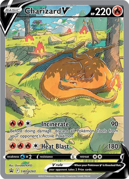 Charizard V SWSH260 - Sword and Shield Black Star Promo