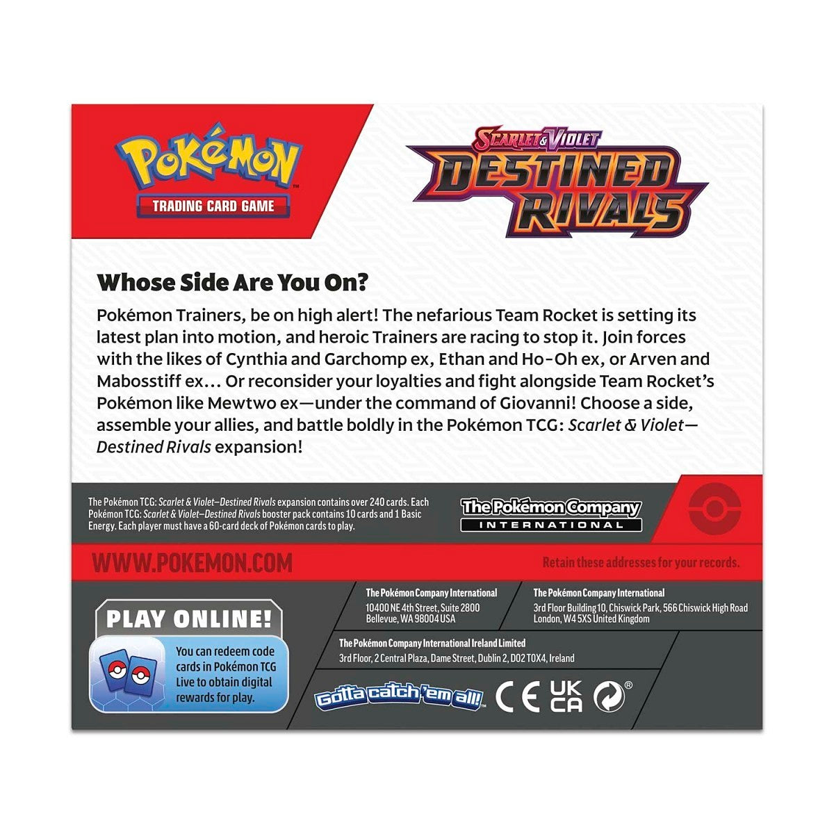 Scarlet and Violet Destined Rivals Booster Box