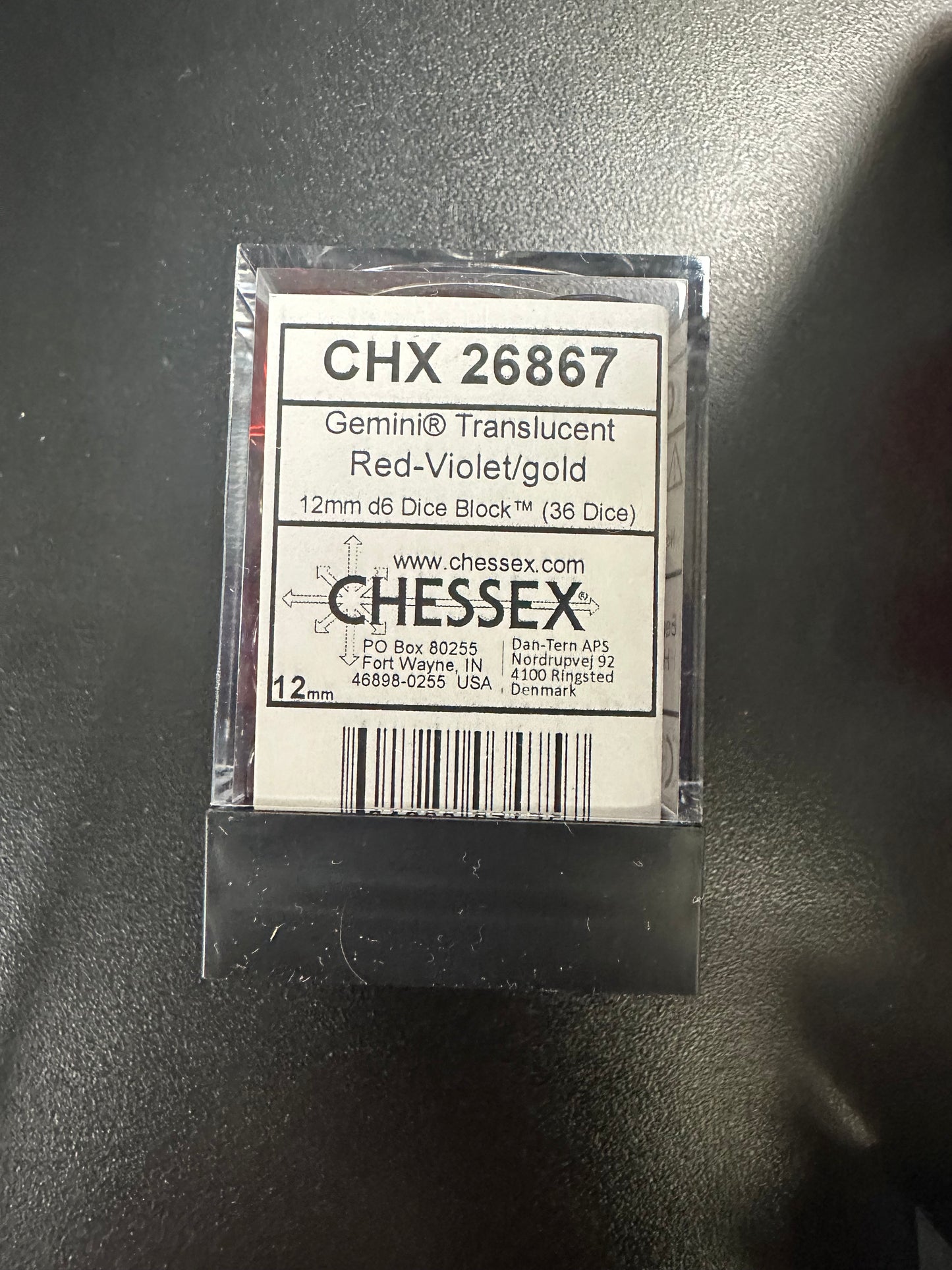 Chessex Dice - 12 mm, assorted colors