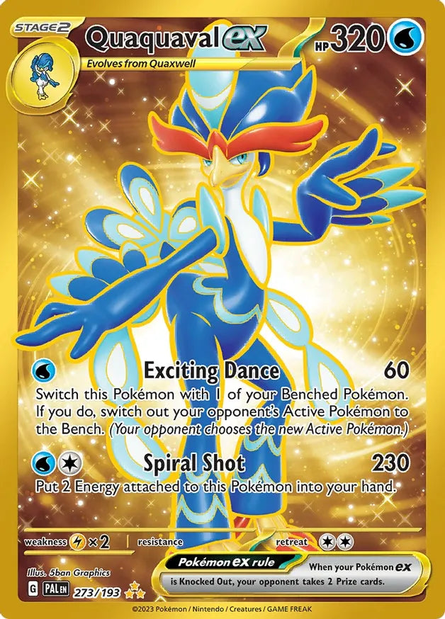 Quaquaval EX 273/193 - Scarlet and Violet Paldea Evolved