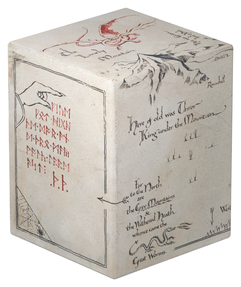Ultimate Guard Boulder 100 Deck Box - Thror’s Map (Glow in the Dark)