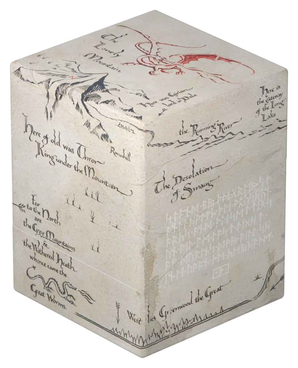 Ultimate Guard Boulder 100 Deck Box - Thror’s Map (Glow in the Dark)