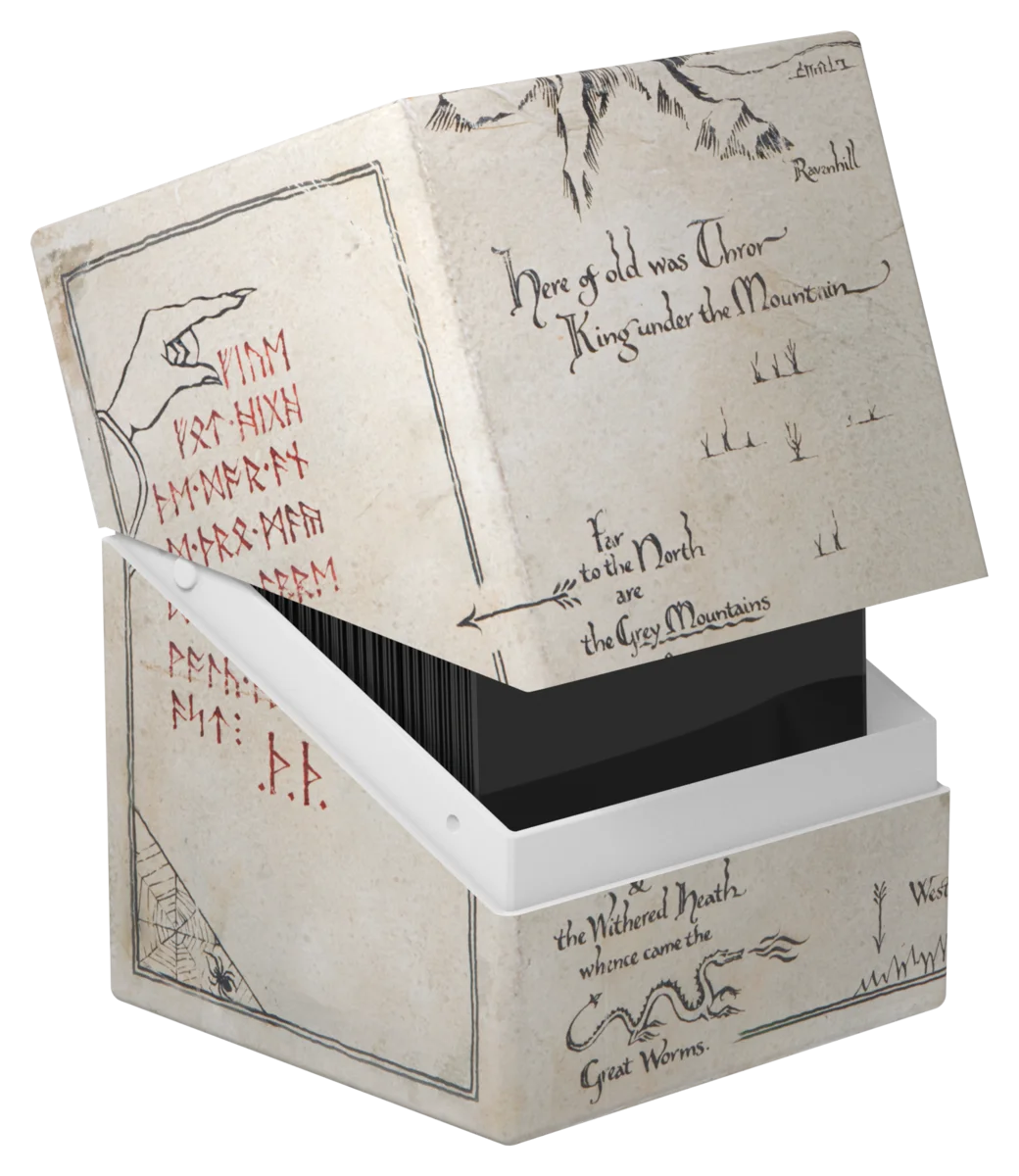 Ultimate Guard Boulder 100 Deck Box - Thror’s Map (Glow in the Dark)