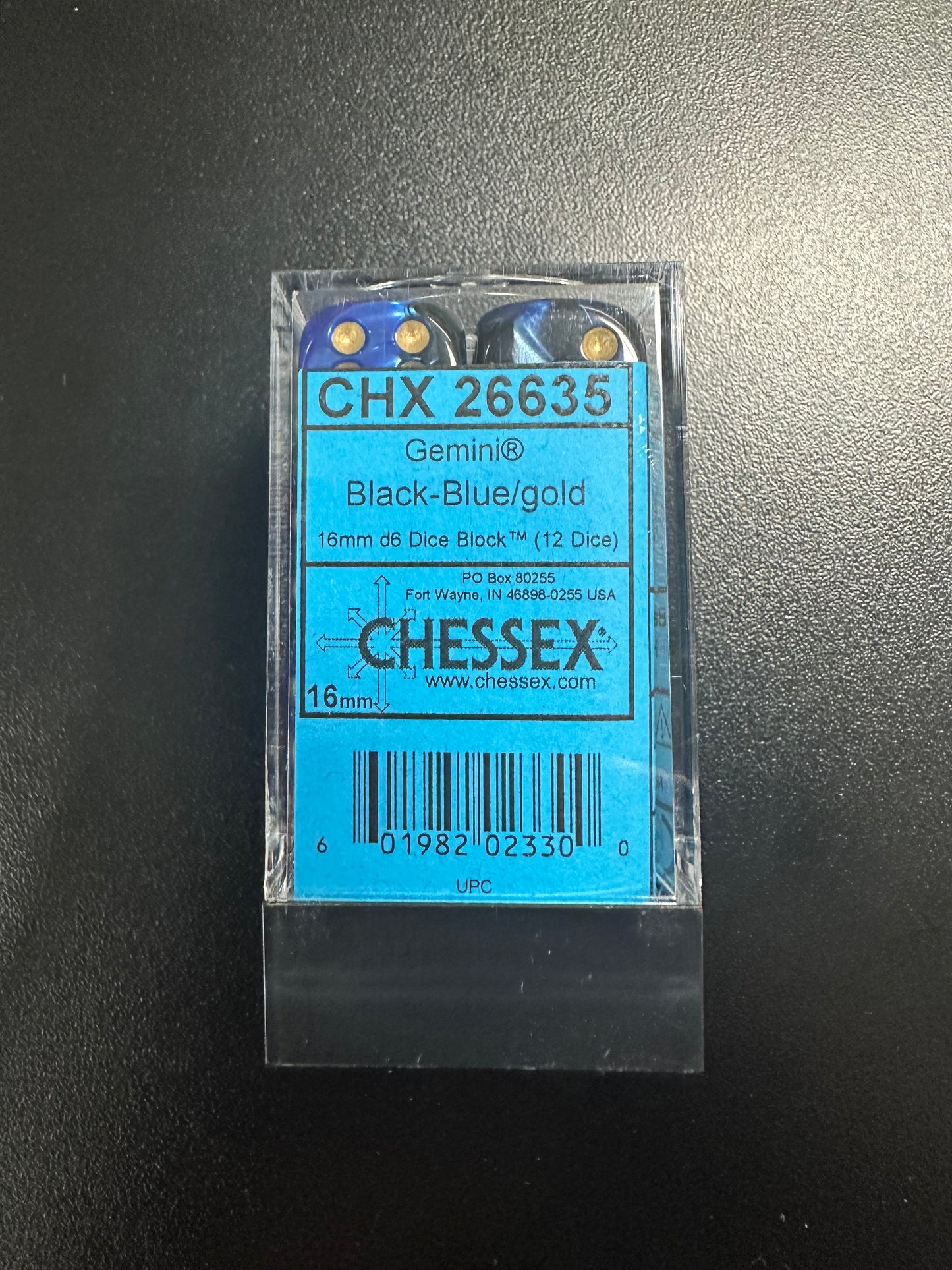 Chessex Dice - 16 mm, assorted colors
