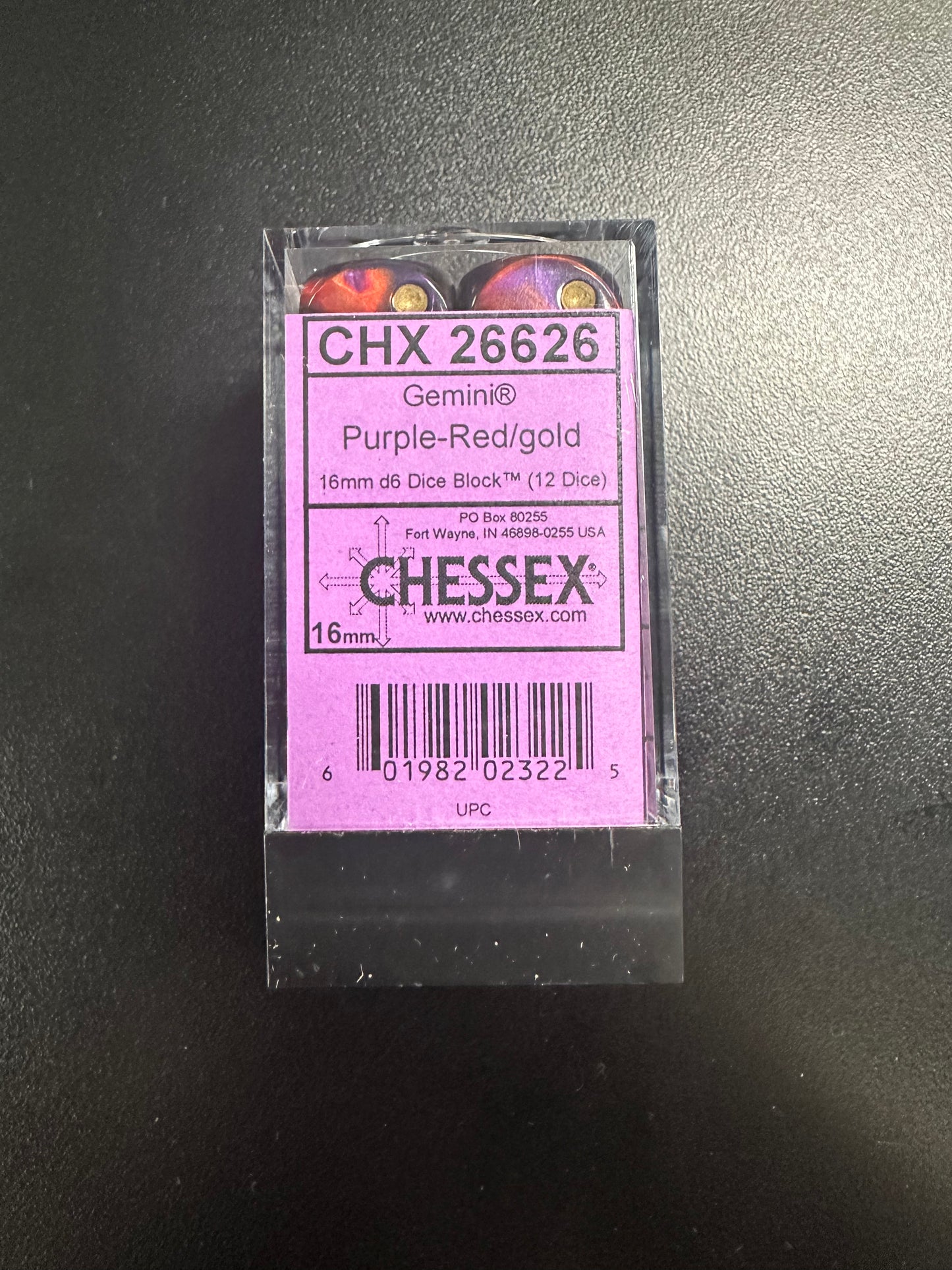Chessex Dice - 16 mm, assorted colors