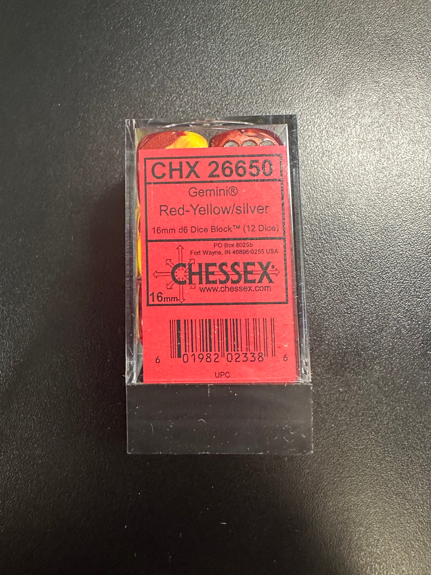 Chessex Dice - 16 mm, assorted colors