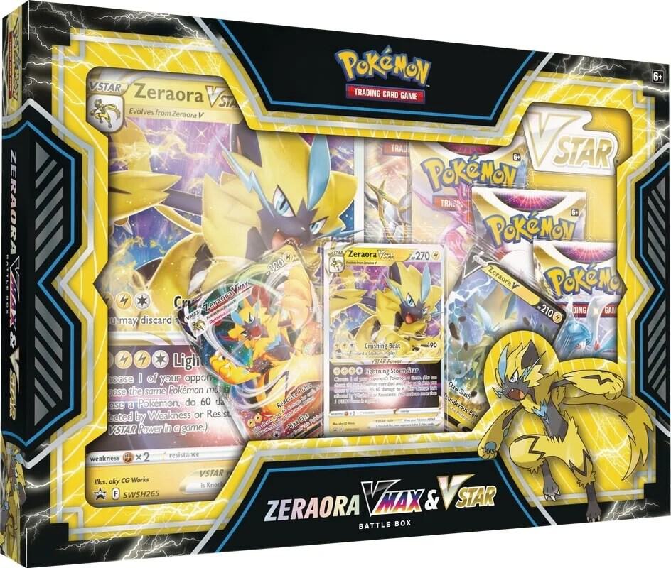 Zeraora VMAX and VSTAR Battle Box