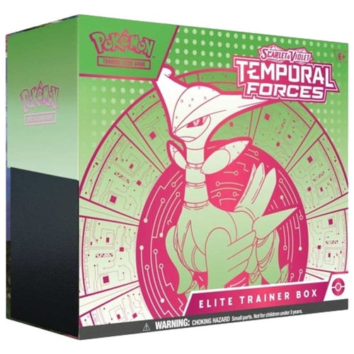 Scarlet & Violet Temporal Forces Elite Trainer Box - Iron Leaves