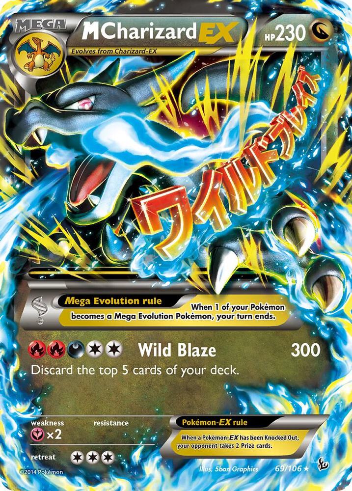 M Charizard EX 69/106 - XY Flashfire