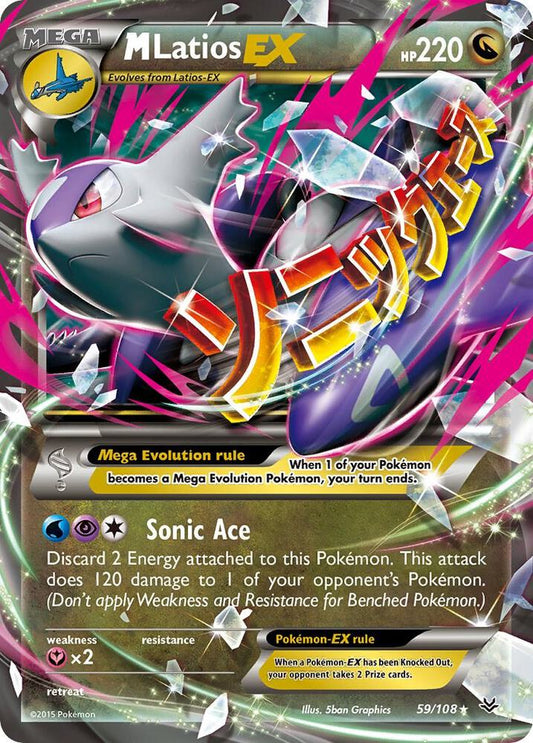 M Latios EX 59/108 - XY Roaring Skies