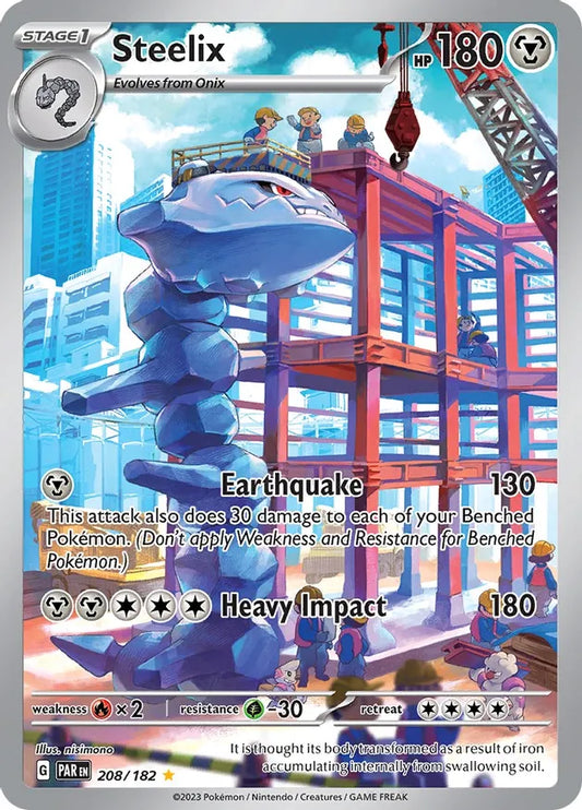 Steelix 208/182 Scarlet and Violet Paradox Rift